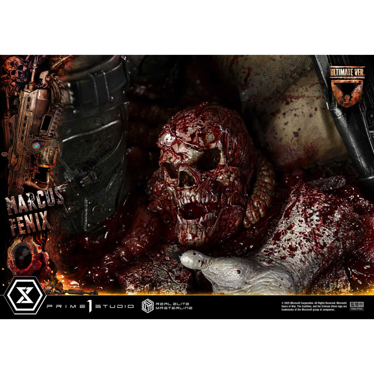 Prime 1 Studio - Gears of War Reloaded - Marcus Fenix Ultimate Bonus Version - Real Elite Masterline Series 1/3