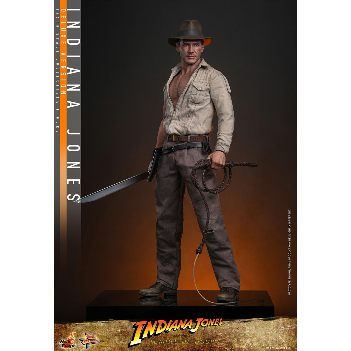Hot Toys - Indiana Jones and the Temple of Doom - Indiana Jones Deluxe Version MMS 1/6