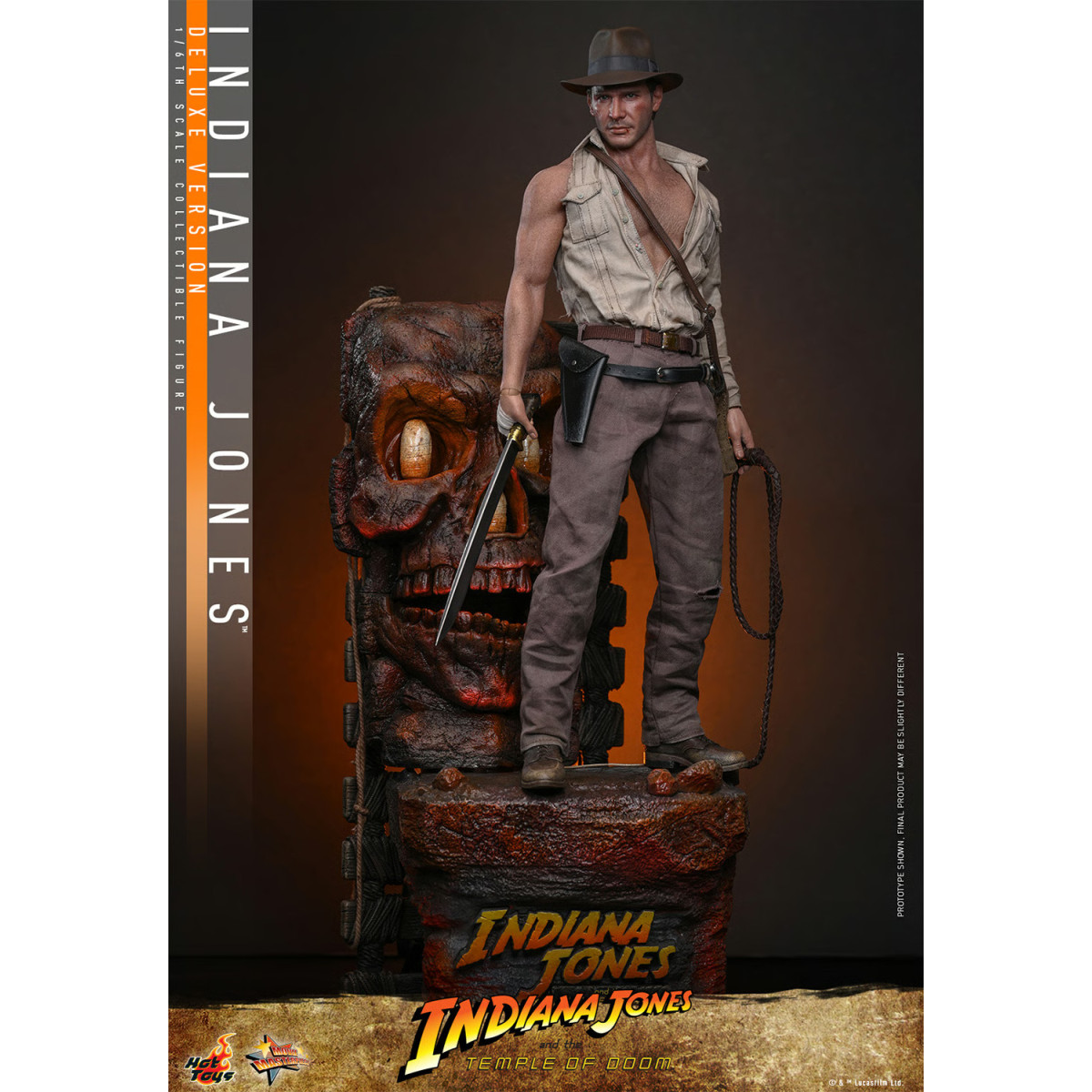 Hot Toys - Indiana Jones and the Temple of Doom - Indiana Jones Deluxe Version MMS 1/6