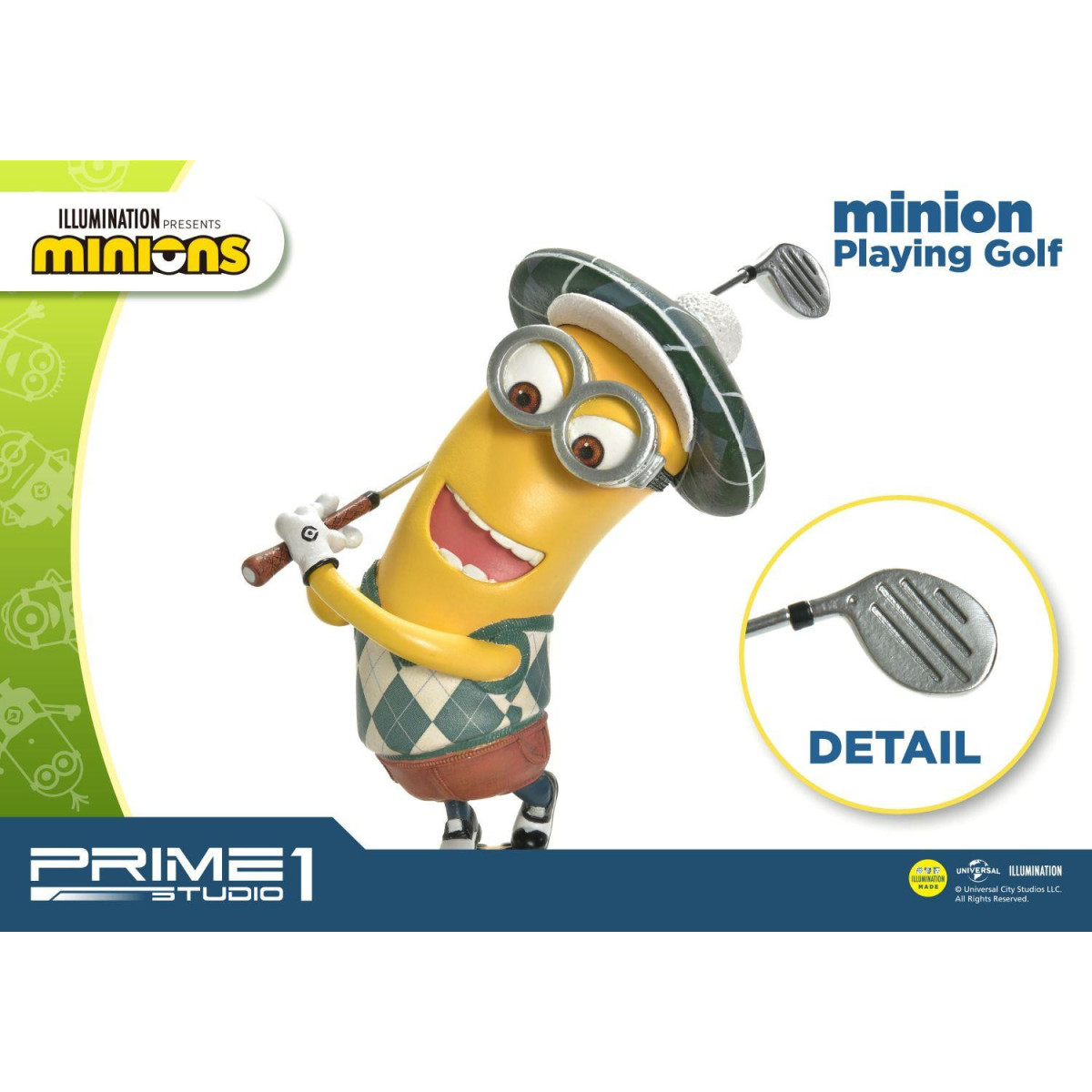 Prime 1 Studio - PCFMINI-07: Minion playing Golf - Despicable Me - Minions