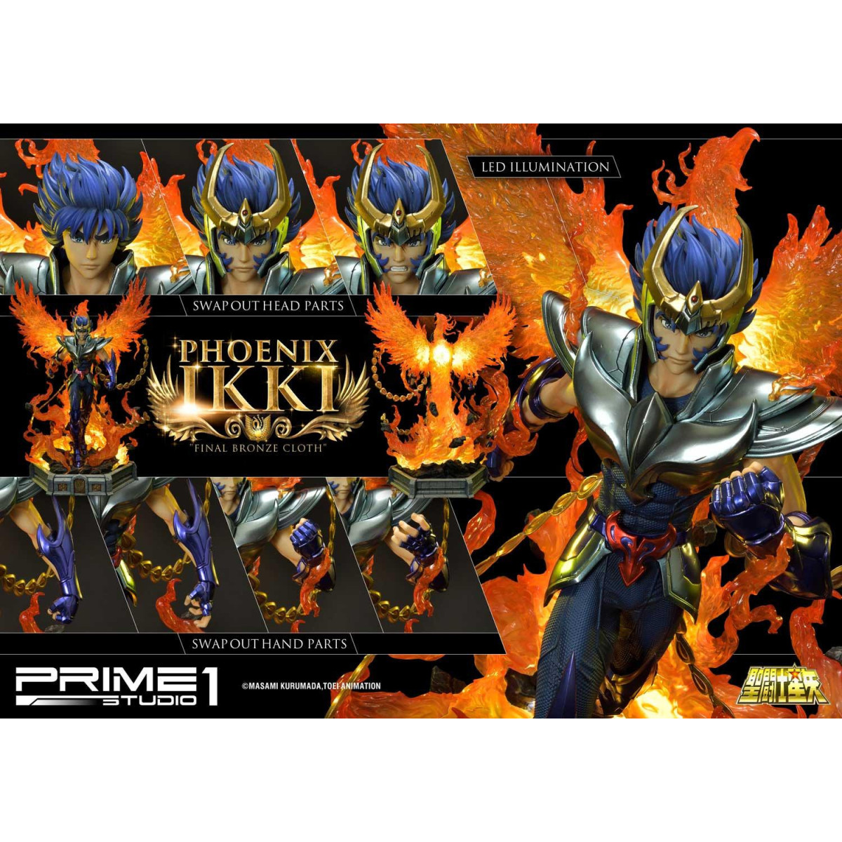 Prime 1 Studio - Phoenix Ikki "Final Bronze Cloth" - Saint Seiya