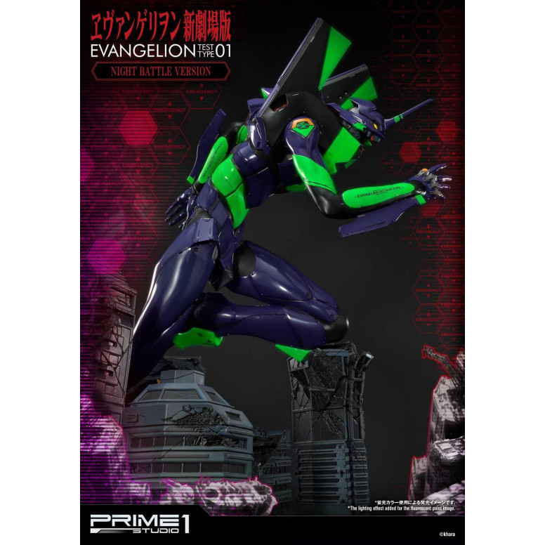 Prime 1 Studio Neon Genesis Neon Genesis Evangelion: EVA Test Type-01 Night Battle Version Ultimate Diorama Masterline series