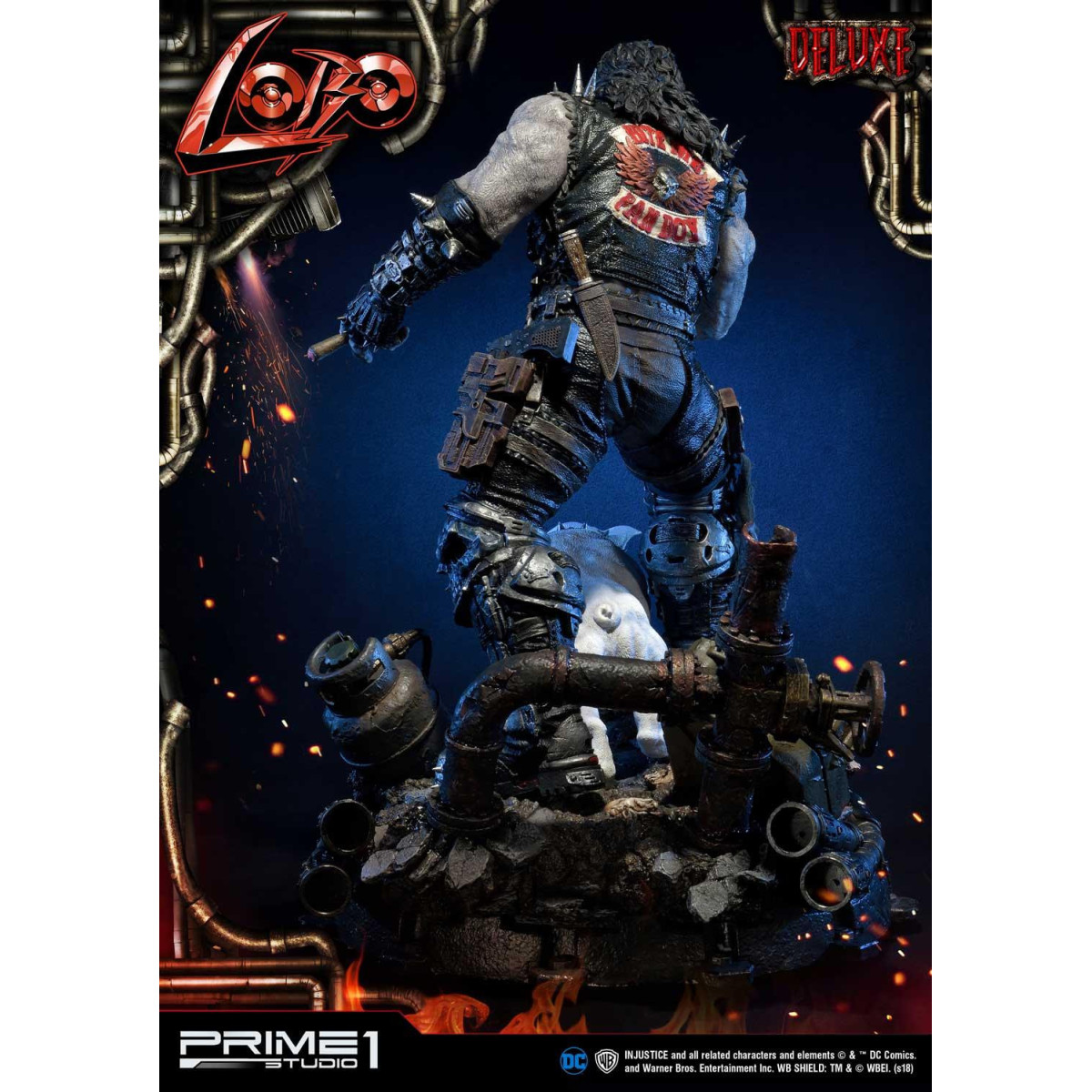 Prime One Studio - LOBO Deluxe Version - Injustice: Gods Among Us Ultimate Museum Masterline Series 1/3