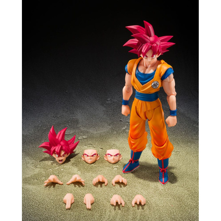 Bandai Tamashii - Dragon Ball Super - Super Saiyan God Son Goku (God Aura) - SHF SHFiguarts