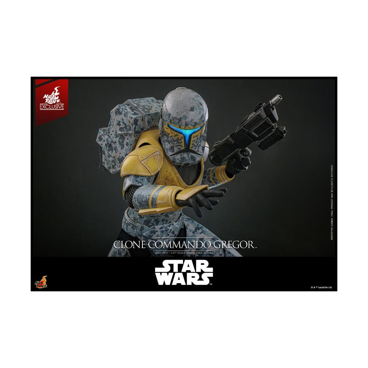 Hot Toys Star Wars - Clone Commando Gregor - The Clone Wars 1/6 Hot Toys Exclusive