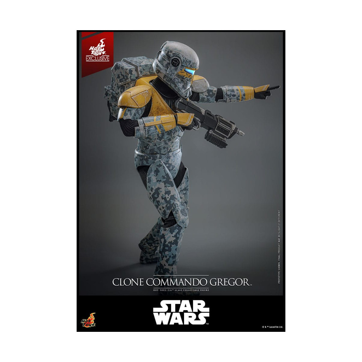 Hot Toys Star Wars - Clone Commando Gregor - The Clone Wars 1/6 Hot Toys Exclusive