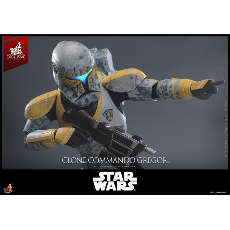 Hot Toys Star Wars - Clone Commando Gregor - The Clone Wars 1/6 Hot Toys Exclusive