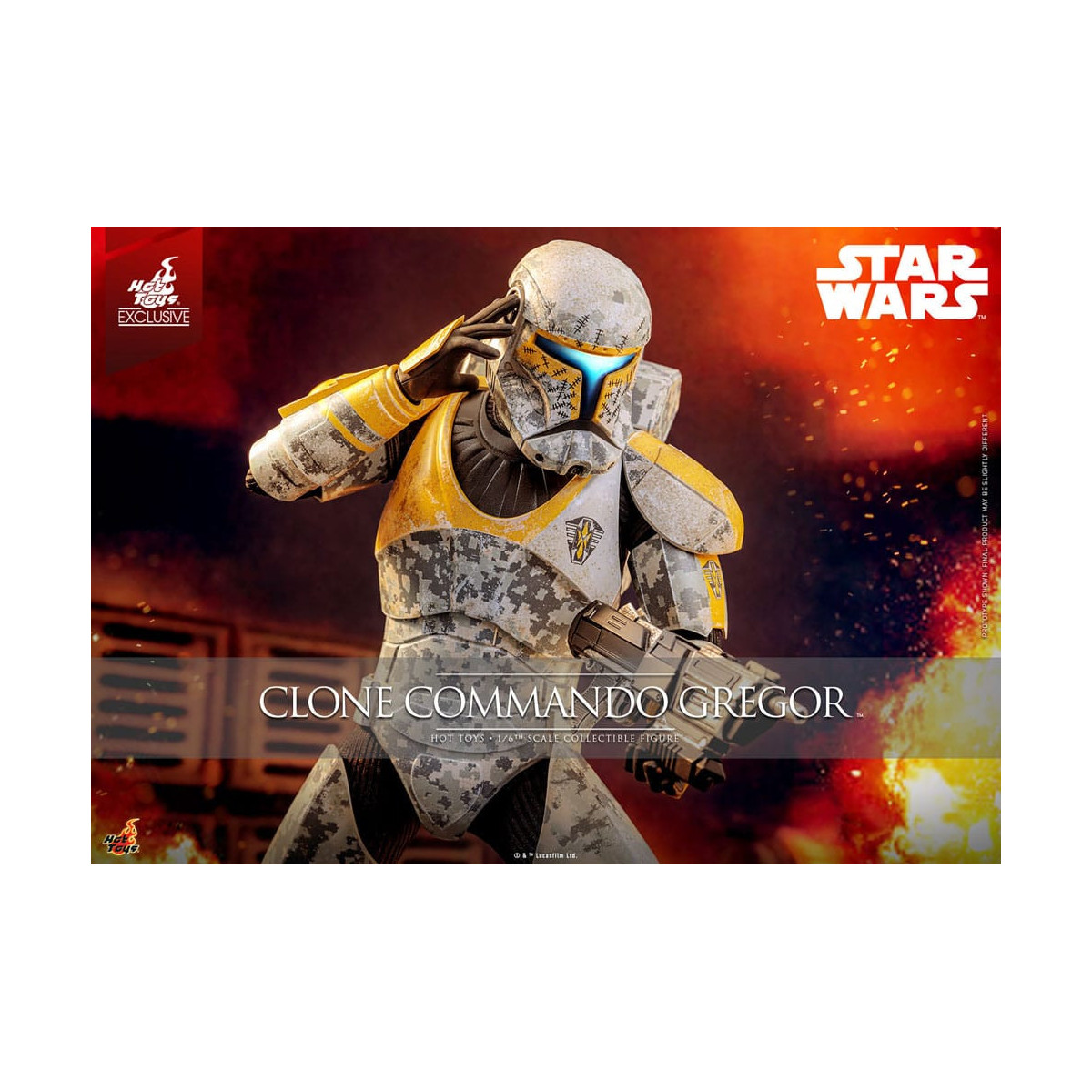 Hot Toys Star Wars - Clone Commando Gregor - The Clone Wars 1/6 Hot Toys Exclusive