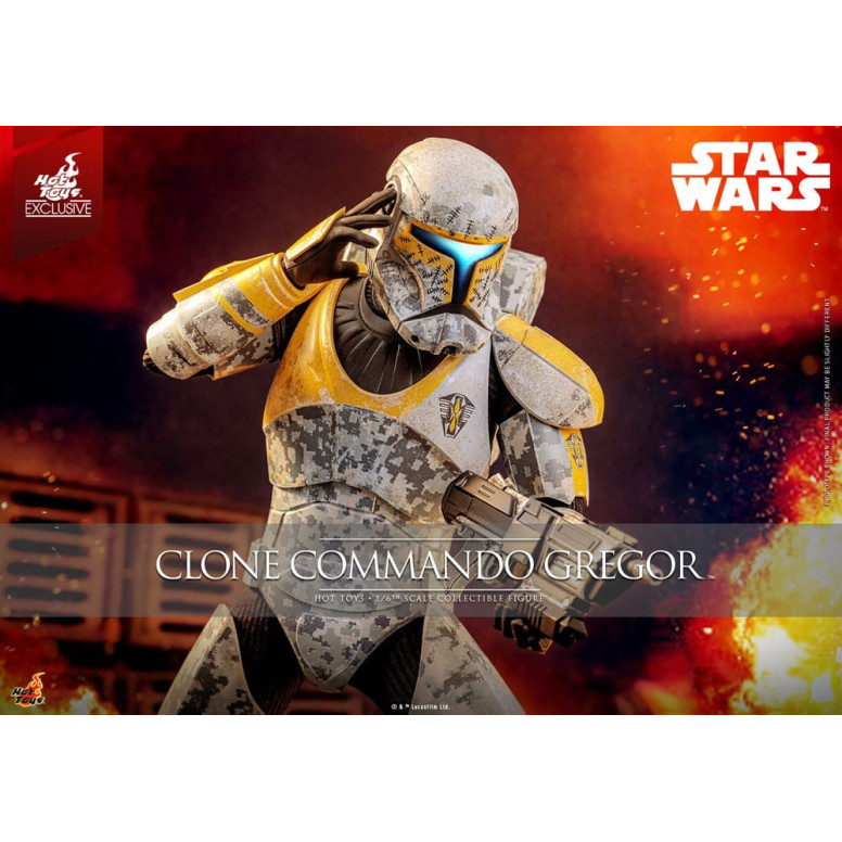 Hot Toys Star Wars - Clone Commando Gregor - The Clone Wars 1/6 Hot Toys Exclusive