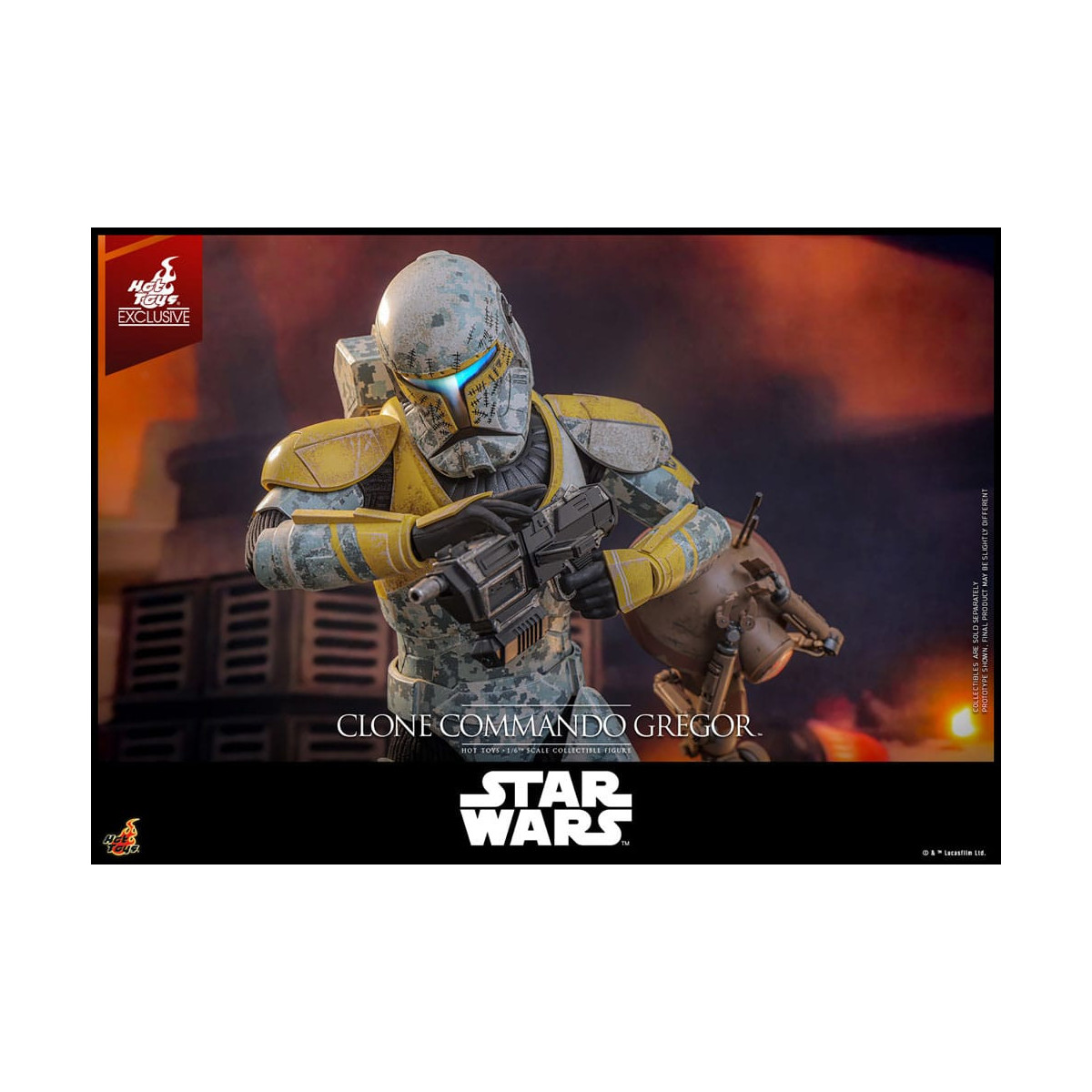 Hot Toys Star Wars - Clone Commando Gregor - The Clone Wars 1/6 Hot Toys Exclusive