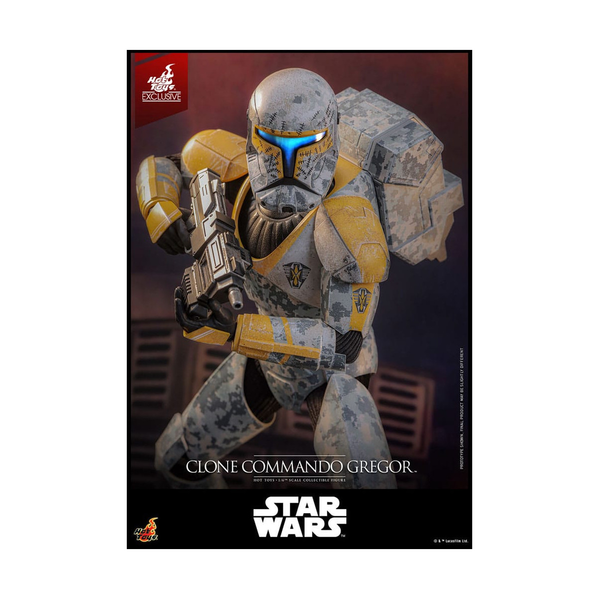 Hot Toys Star Wars - Clone Commando Gregor - The Clone Wars 1/6 Hot Toys Exclusive