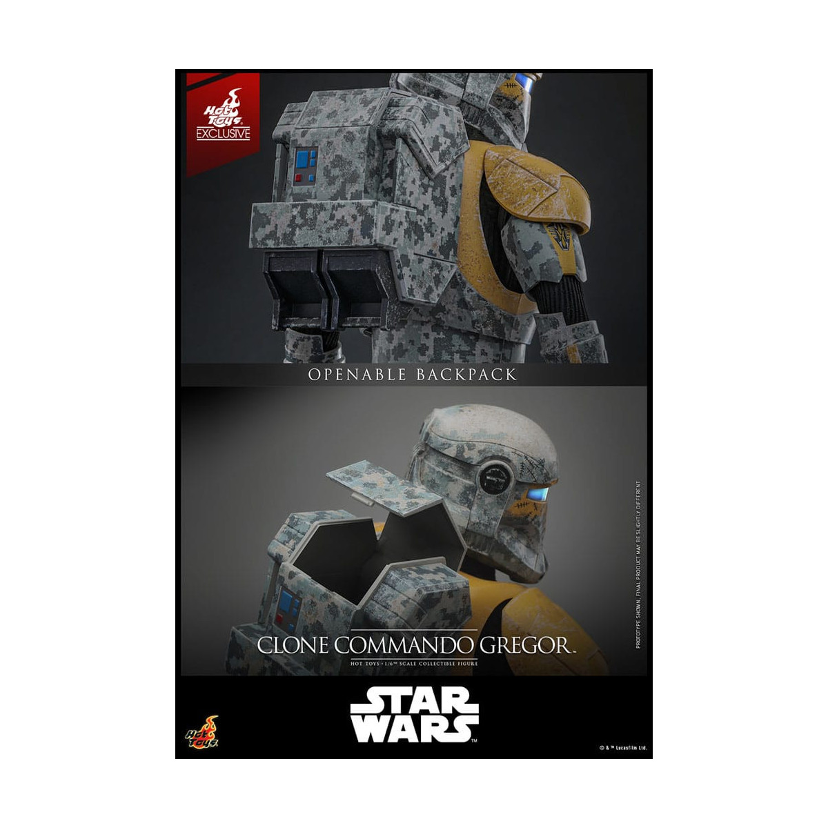 Hot Toys Star Wars - Clone Commando Gregor - The Clone Wars 1/6 Hot Toys Exclusive