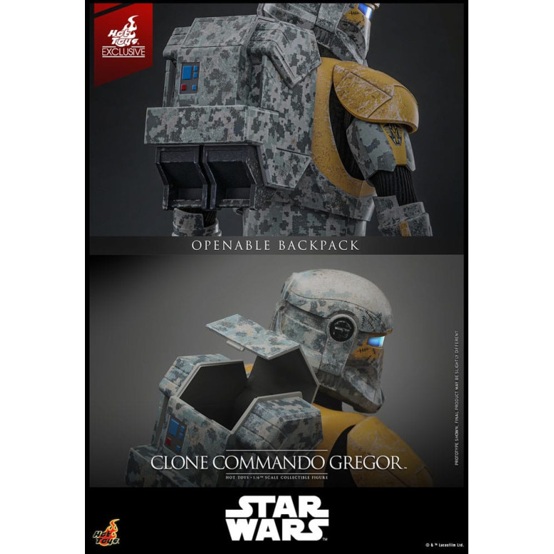 Hot Toys Star Wars - Clone Commando Gregor - The Clone Wars 1/6 Hot Toys Exclusive