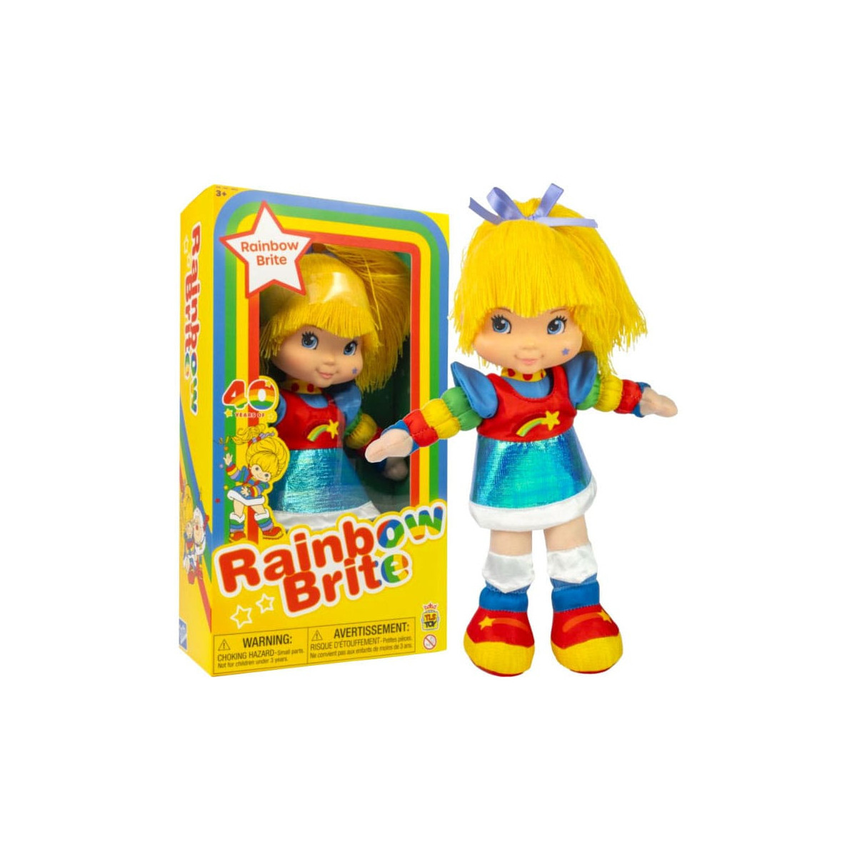 The loyal subjects - Rainbow Brite Rag Doll - Blondine-Puppe im Regenbogenland