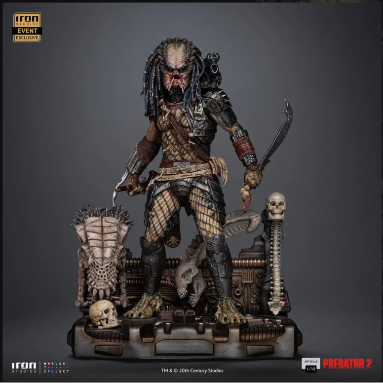 Iron Studios Predator 2 - Elder Predator CCXP 2025 exklusiv - Art Scale 1/10
