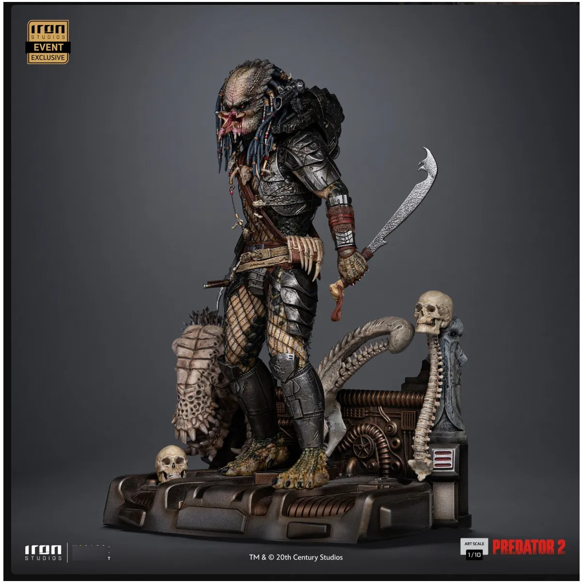 Iron Studios Predator 2 - Elder Predator CCXP 2025 exklusiv - Art Scale 1/10