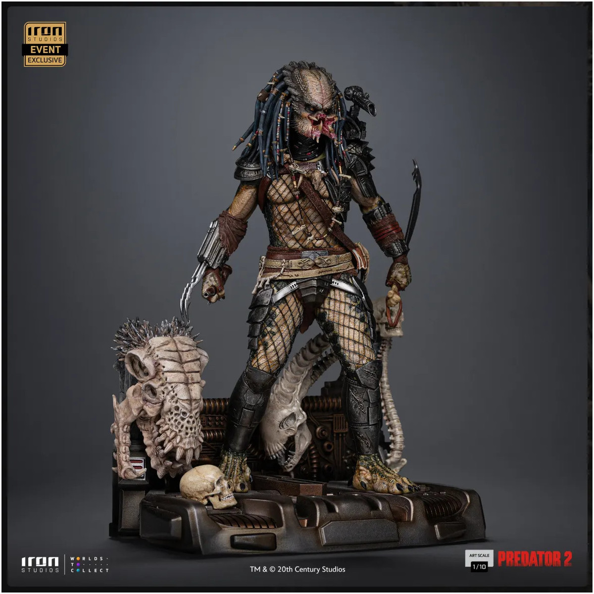 Iron Studios Predator 2 - Elder Predator CCXP 2025 exklusiv - Art Scale 1/10