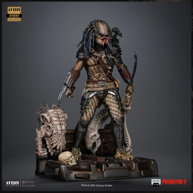 Iron Studios Predator 2 - Elder Predator CCXP 2025 exklusiv - Art Scale 1/10