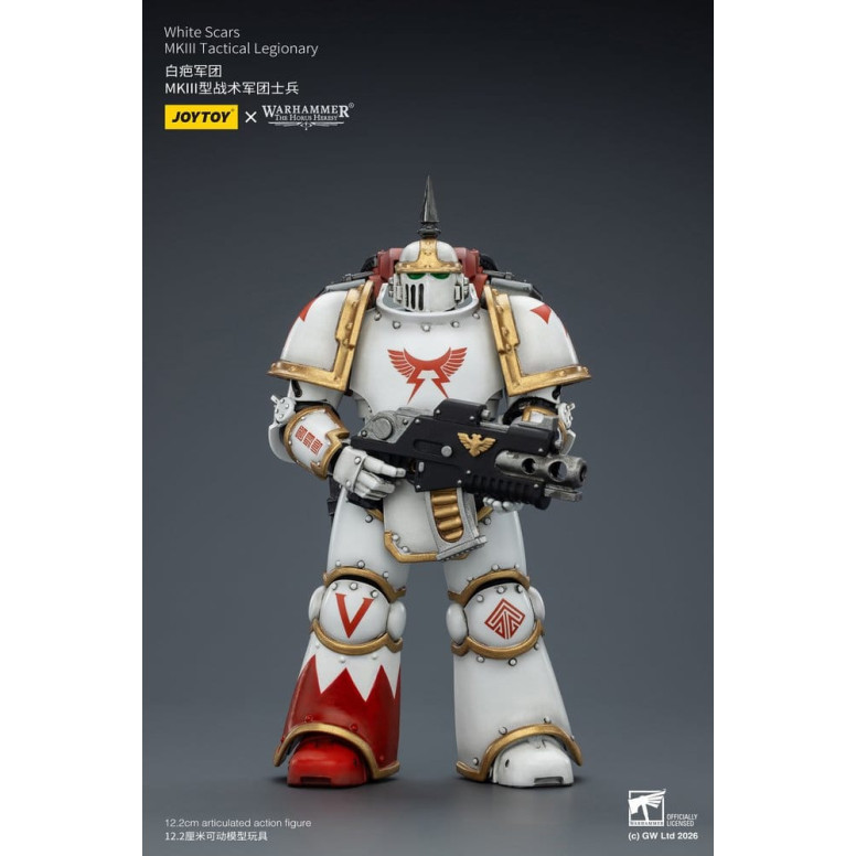 Joytoy - Warhammer - White Scars Mk III Tactical Squad - Mk III Tactical Legionary 1/18