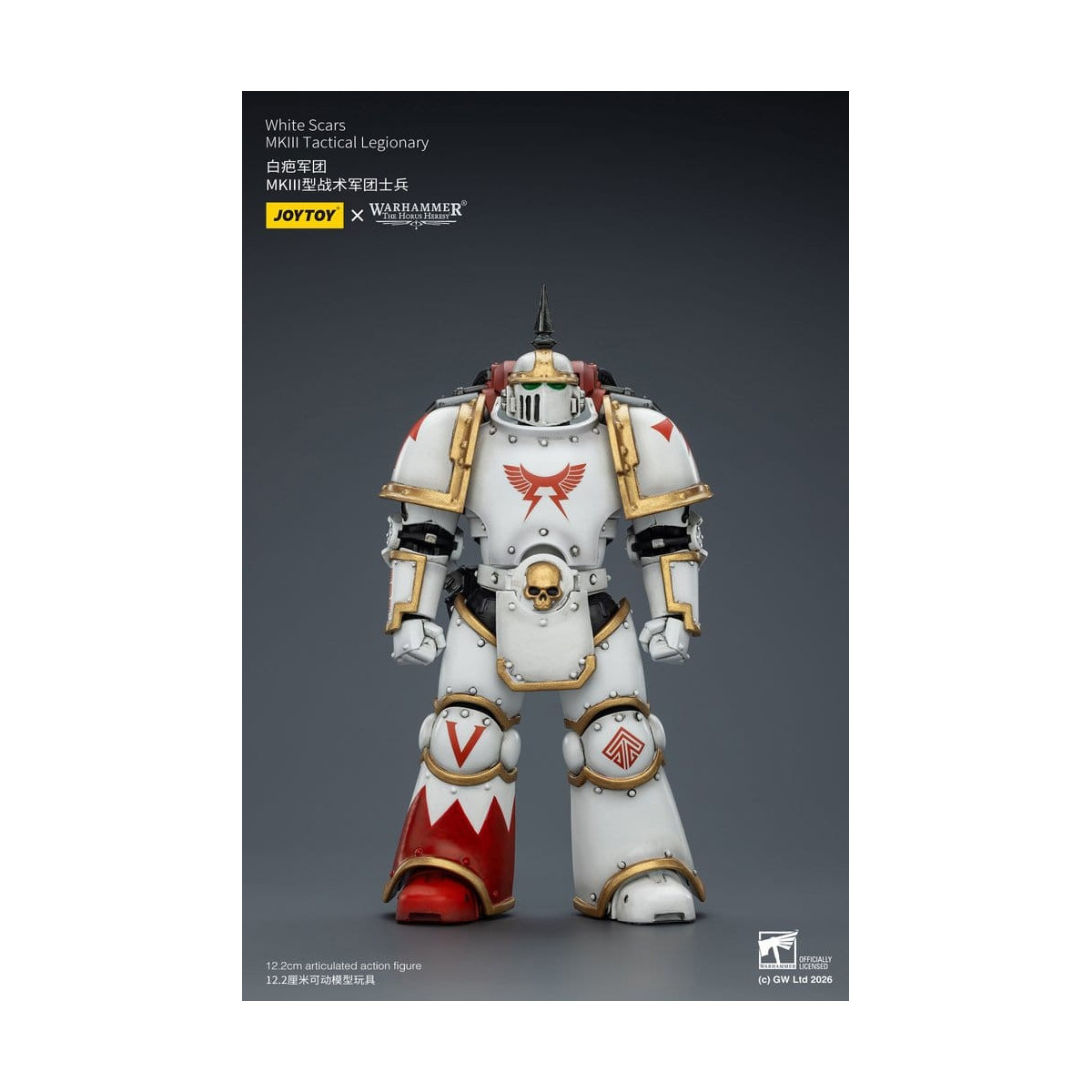 Joytoy - Warhammer - White Scars Mk III Tactical Squad - Mk III Tactical Legionary 1/18