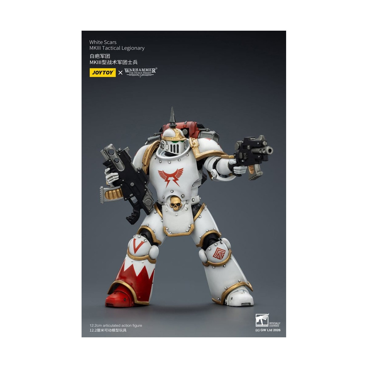 Joytoy - Warhammer - White Scars Mk III Tactical Squad - Mk III Tactical Legionary 1/18