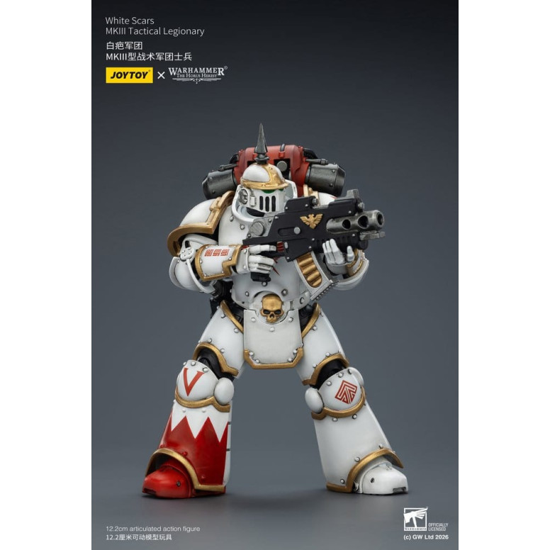 Joytoy - Warhammer - White Scars Mk III Tactical Squad - Mk III Tactical Legionary 1/18