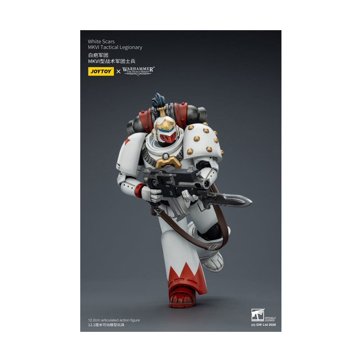 Joytoy - Warhammer - White Scars Mk IV Tactical Squad - MKVI Tactical Legionary 1/18
