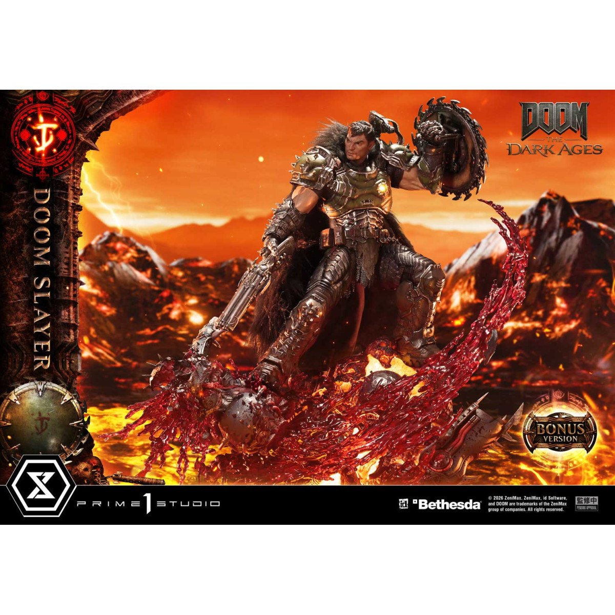 Prime 1 Studio - Doom: The Dark Ages - Doom Slayer Deluxe Bonus Version.