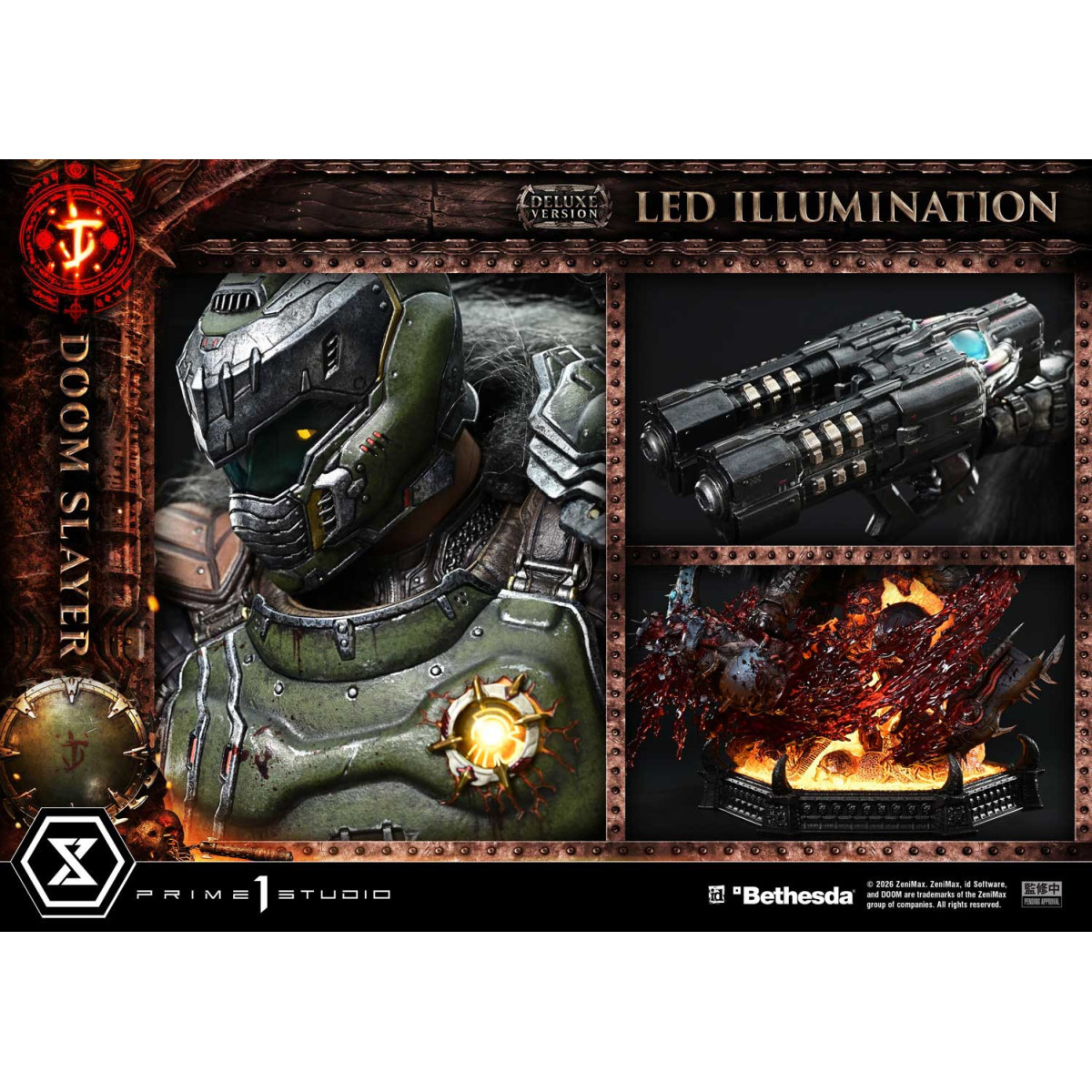 Prime 1 Studio - Doom: The Dark Ages - Doom Slayer Deluxe Bonus Version.