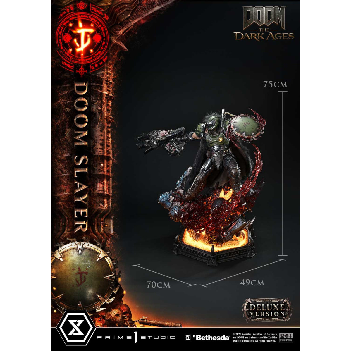 Prime 1 Studio - Doom: The Dark Ages - Doom Slayer Deluxe Bonus Version.