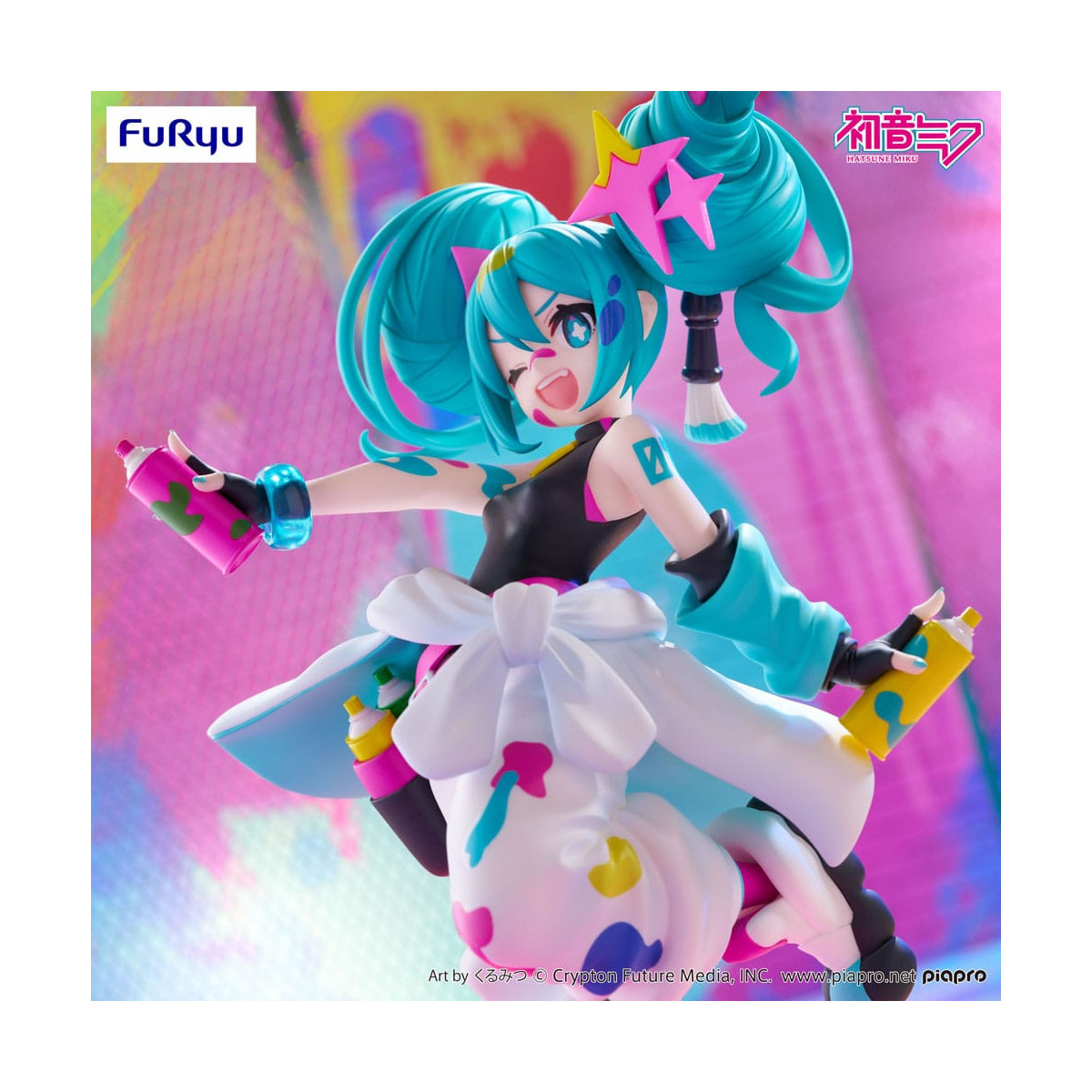 Furyu Trio-Try-iT - Miku Paint Girl - Hatsune Miku