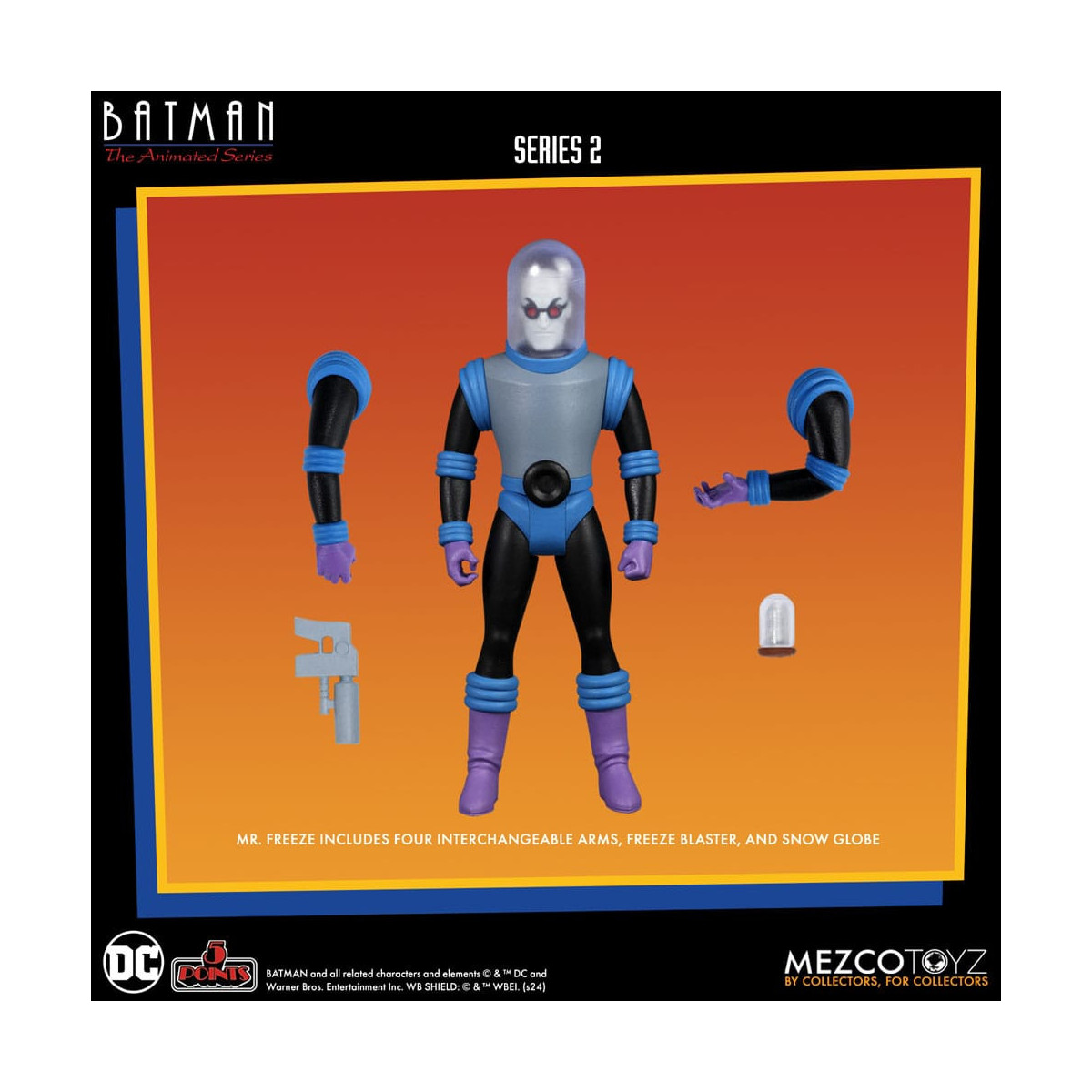 Mezco 5 Punkte - DC Comics Batman: The Animated Series - Deluxe Boxset 4 Personen - Serie 2