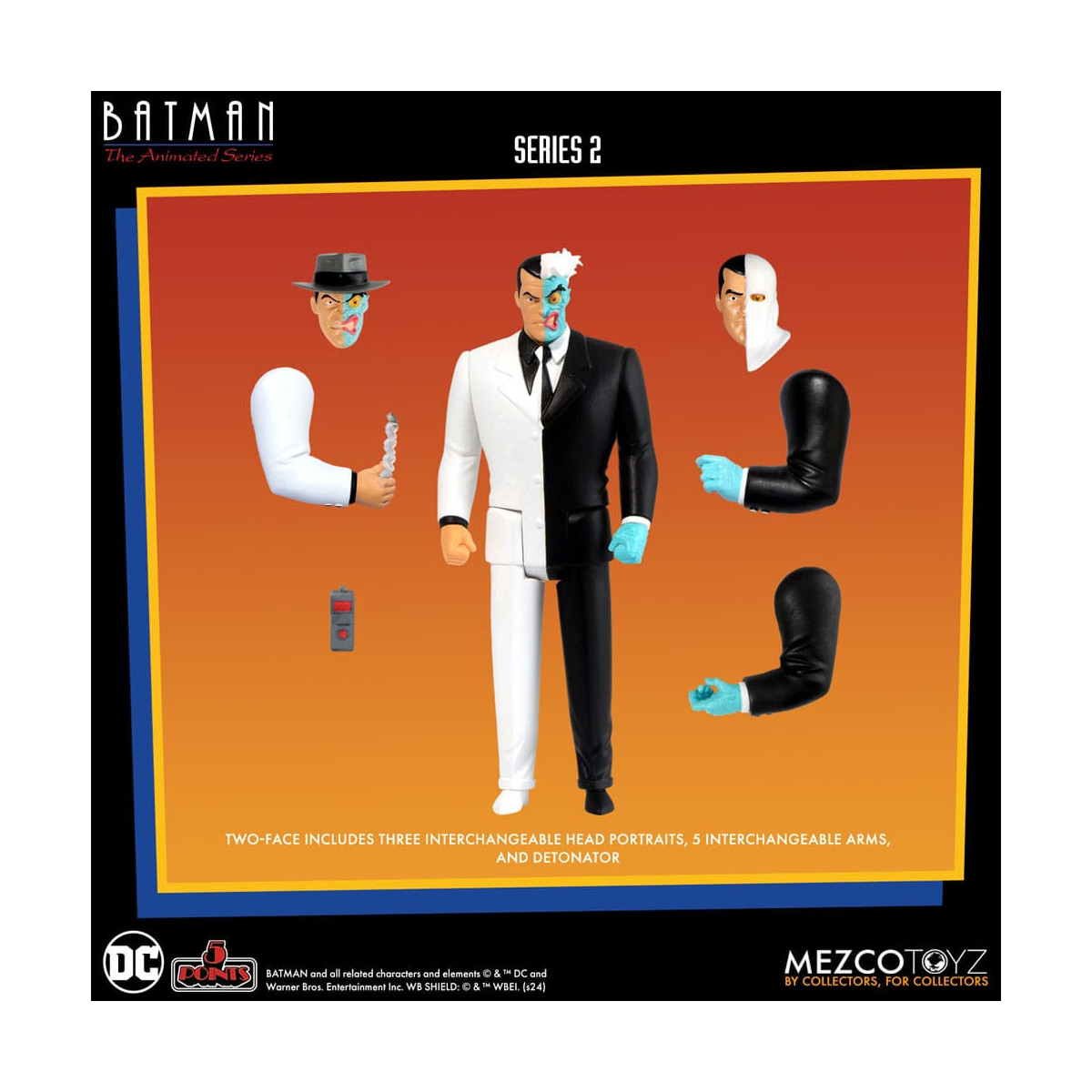 Mezco 5 Punkte - DC Comics Batman: The Animated Series - Deluxe Boxset 4 Personen - Serie 2
