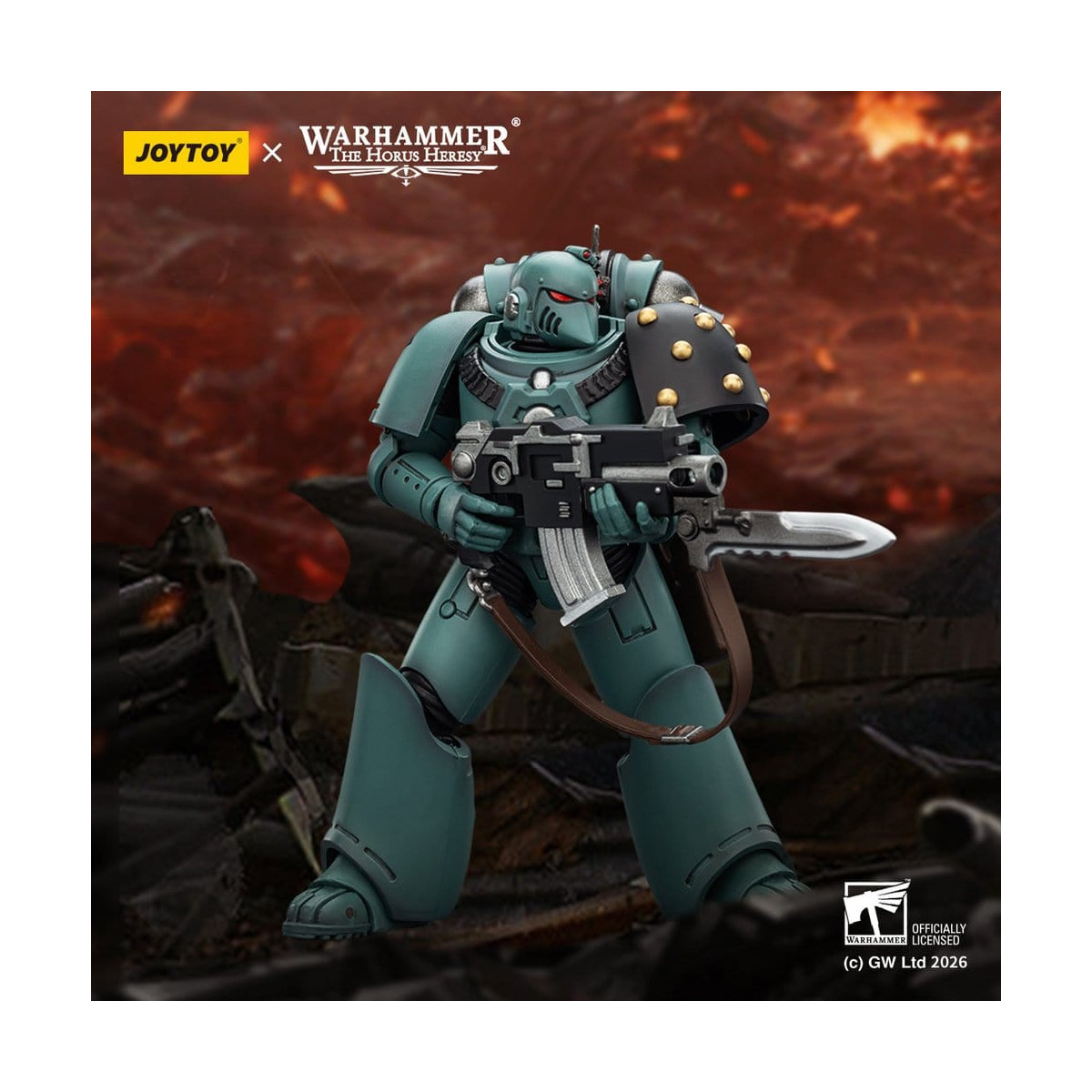 Joytoy - Warhammer - Sons of Horus - MKIV Tactical Legionary - The Horus Heresy