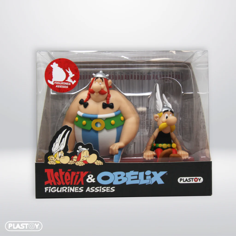 Plastoy Asterix - ASTERIX & OBELIX SITZEN