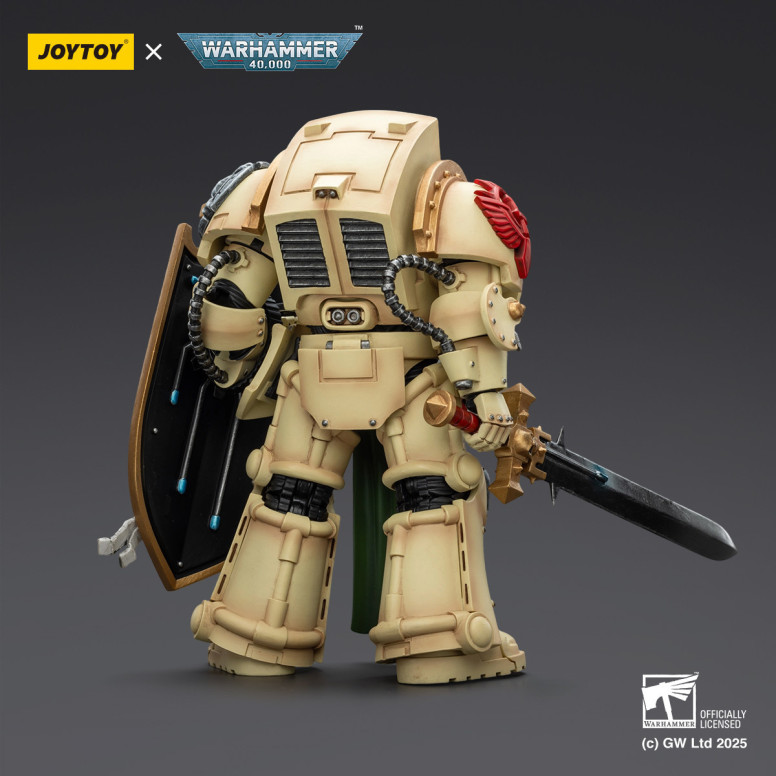 JoyToy Space Marines - Dark Angels - Deathwing Knight with Power Sword Storm and Shield 1/18 - Warhammer 40k