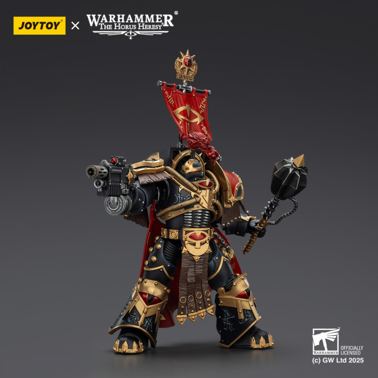 JoyToy Space Marines - Sons of Horus - Legion Cataphractii Praetor with Combi-Melta and Power Maul 1/18 - Warhammer 40K