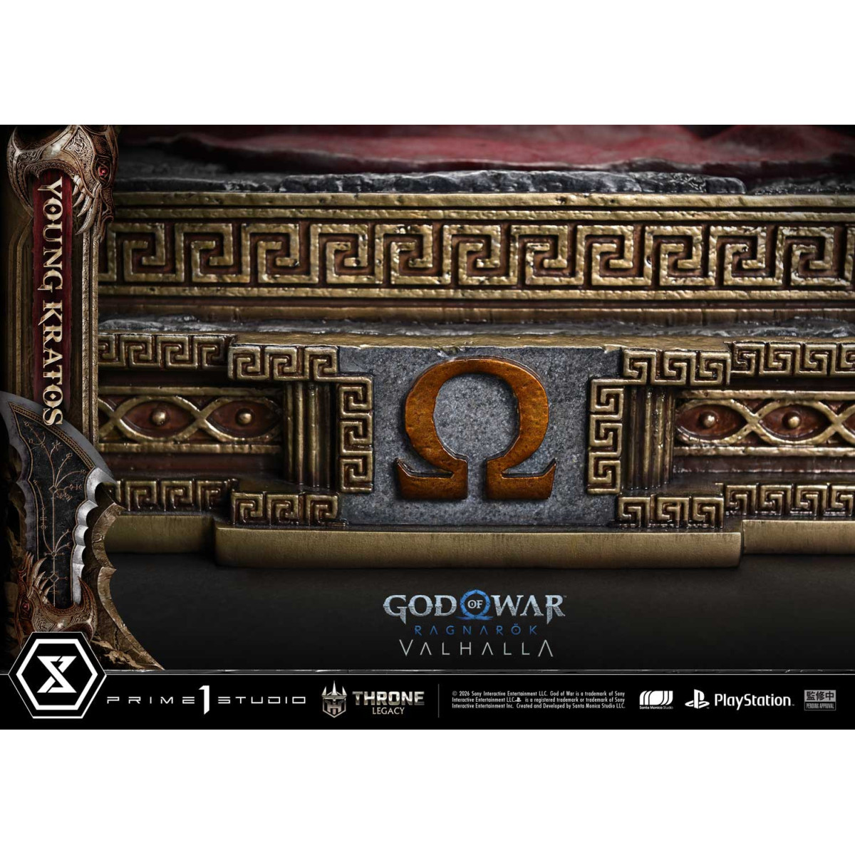 Prime 1 Studio - God of War: Ragnarok Valhalla - YOUNG KRATOS Bonus Version - Throne Legacy 1/3
