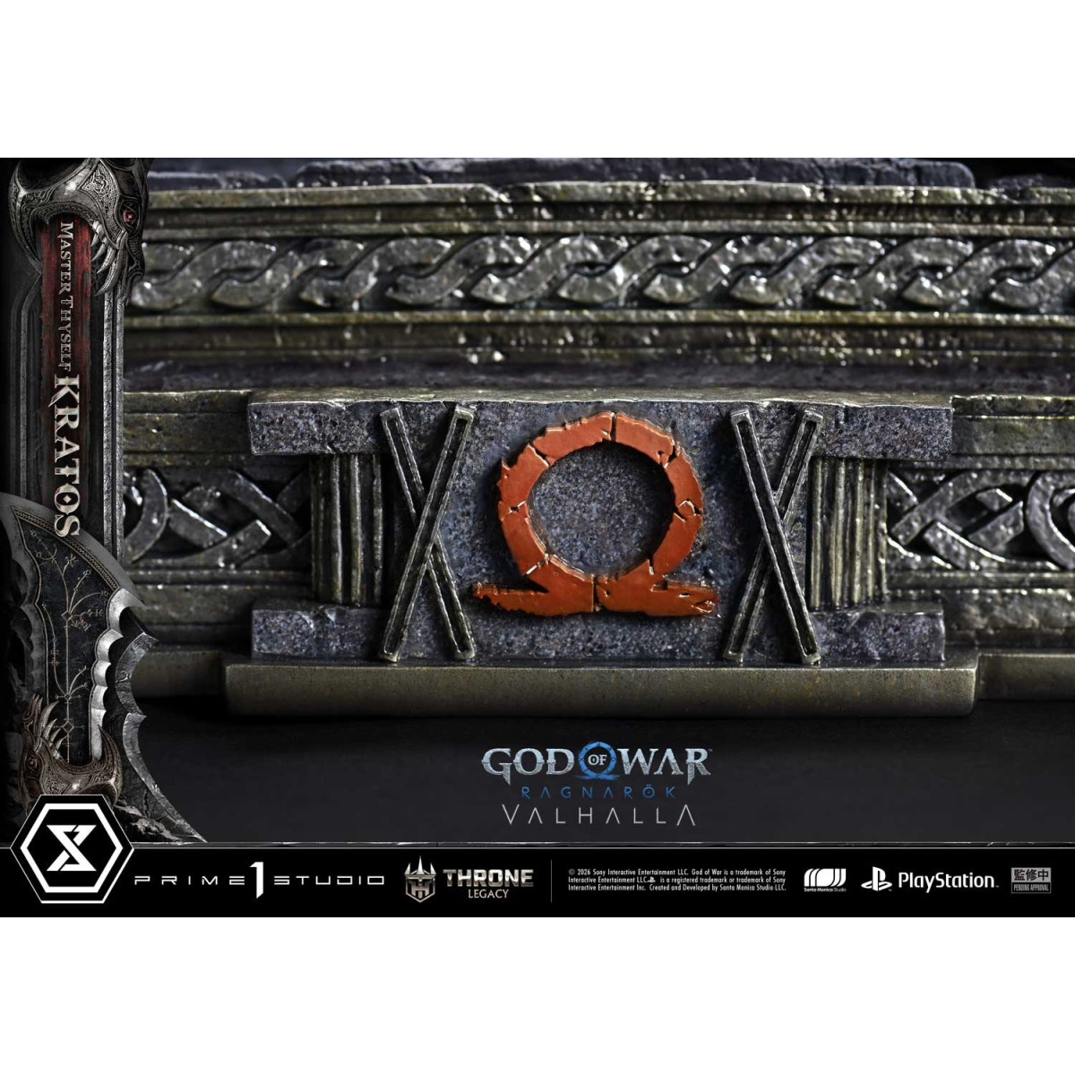 Prime 1 Studio - God of War: Ragnarok Valhalla - MASTER THYSELF KRATOS Bonus Version - Throne Legacy 1/3