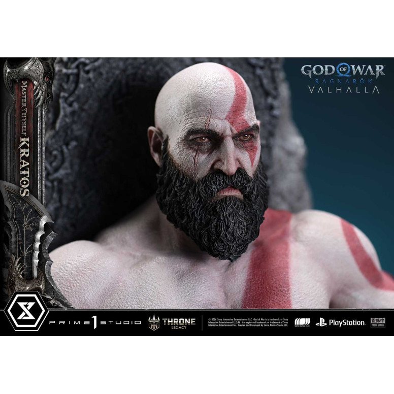 Prime 1 Studio - God of War: Ragnarok Valhalla - MASTER THYSELF KRATOS Bonus Version - Throne Legacy 1/3