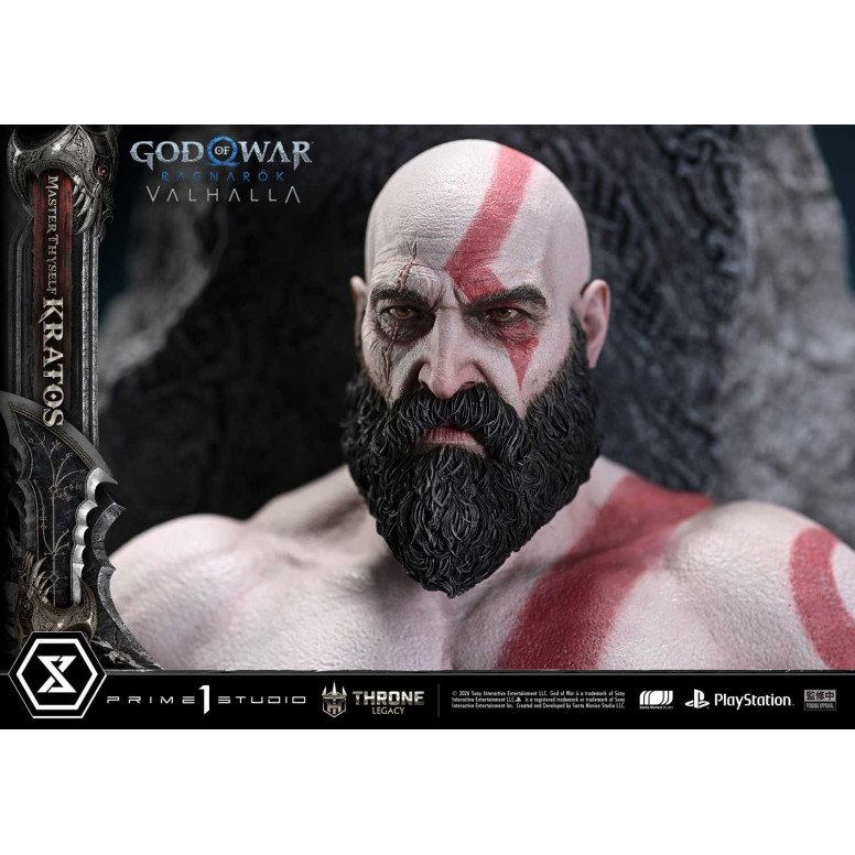 Prime 1 Studio - God of War: Ragnarok Valhalla - MASTER THYSELF KRATOS Bonus Version - Throne Legacy 1/3
