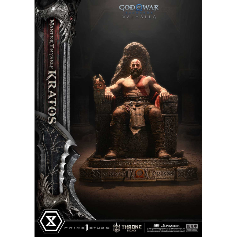 Prime 1 Studio - God of War: Ragnarok Valhalla - MASTER THYSELF KRATOS Bonus Version - Throne Legacy 1/3