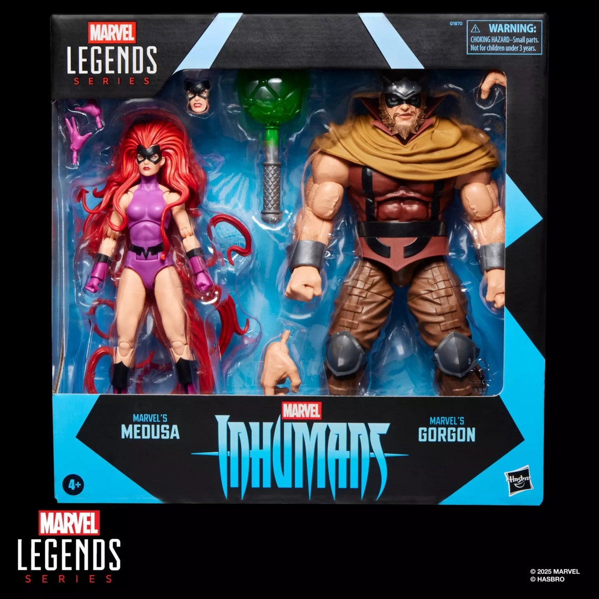 Hasbro Marvel Legends Series Inhumans - Medusa & Gorgon