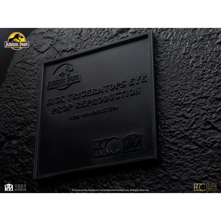 Toynami ECC Elite Creature Collectibles - Triceratops Eye Prop (Vervielfältigung) - - Jurassic Park