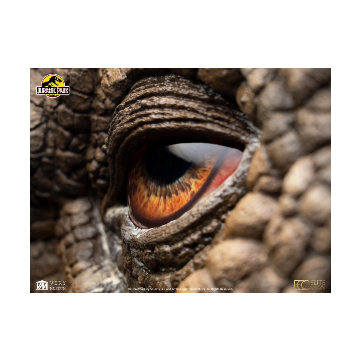 Toynami ECC Elite Creature Collectibles - Triceratops Eye Prop (Vervielfältigung) - - Jurassic Park