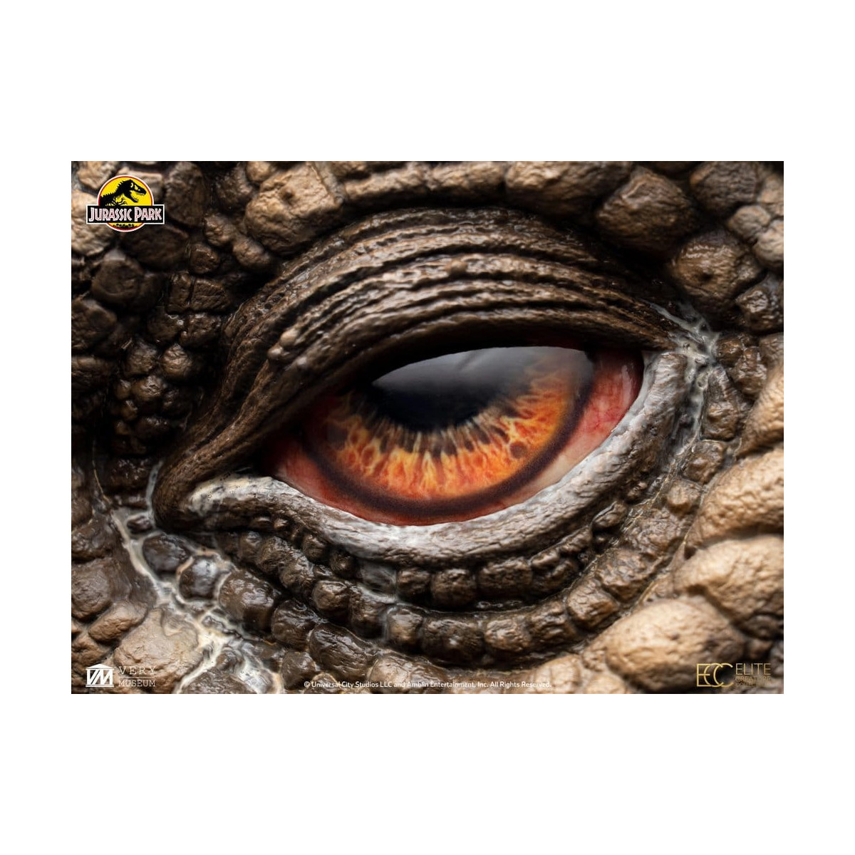 Toynami ECC Elite Creature Collectibles - Triceratops Eye Prop (Vervielfältigung) - - Jurassic Park