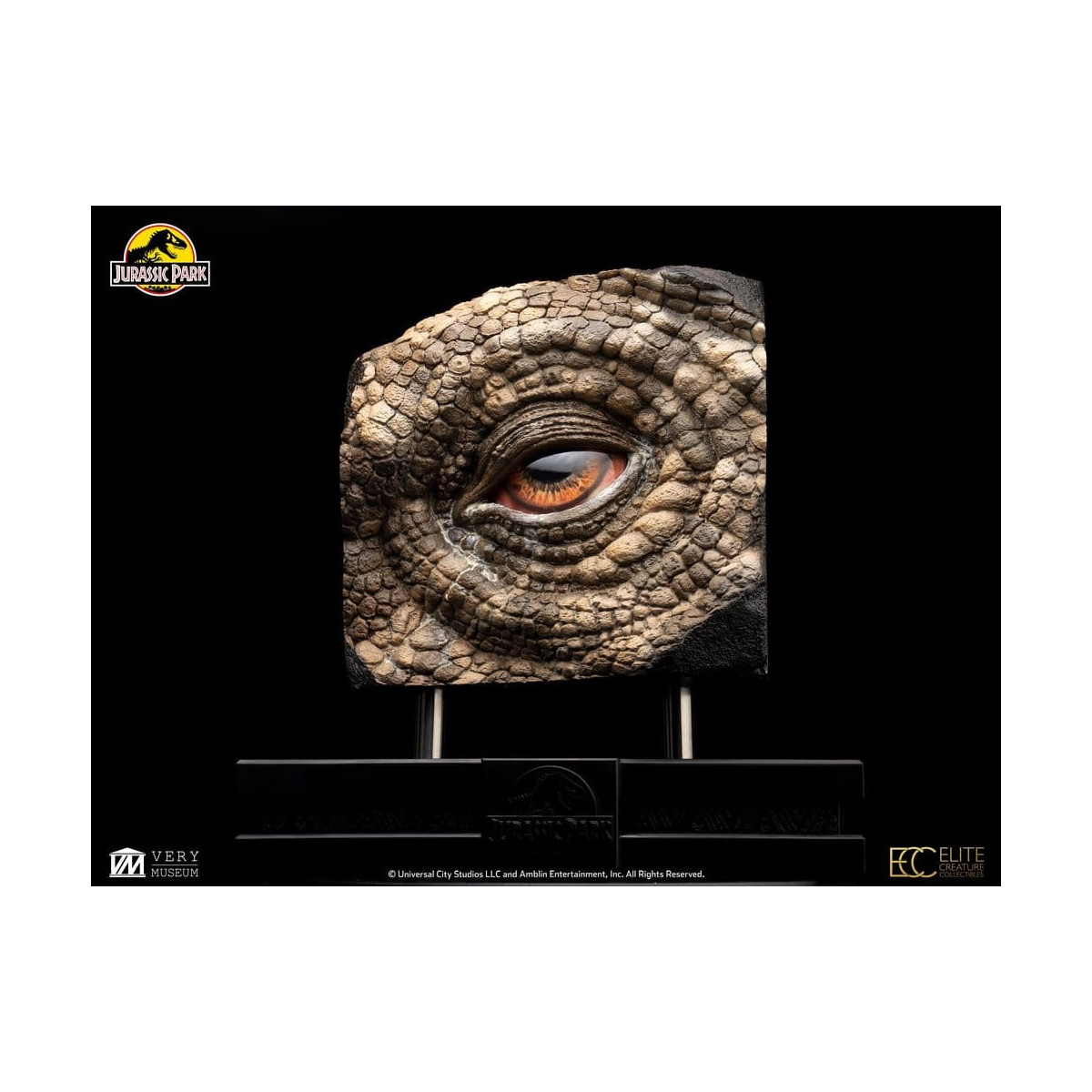 Toynami ECC Elite Creature Collectibles - Triceratops Eye Prop (Vervielfältigung) - - Jurassic Park