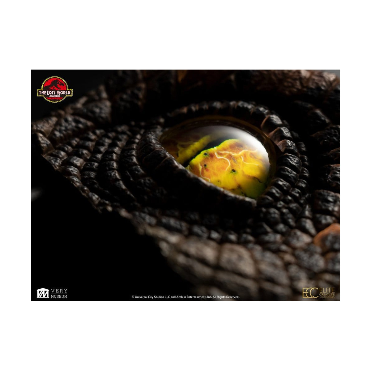 Toynami ECC Elite Creature Collectibles - Male Velociraptor Eye Prop - The Lost World: Jurassic Park