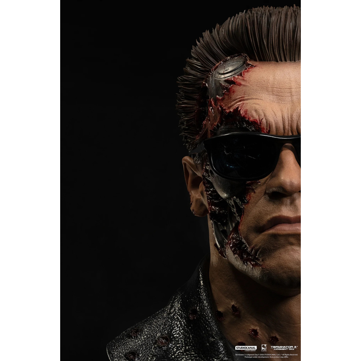 Pure Arts Terminator 2 T-800 Model 101 Battle Damaged Art Die Maske