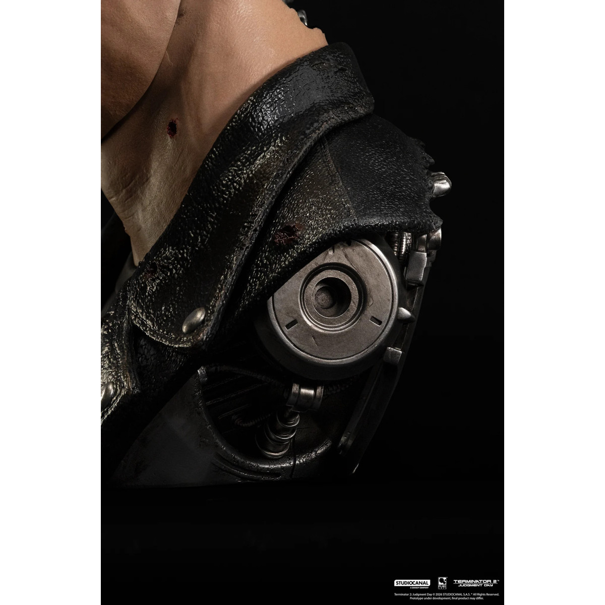 Pure Arts Terminator 2 T-800 Model 101 Battle Damaged Art Die Maske